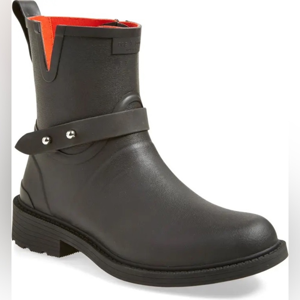 Rag & Bone Moto Rain Boots
